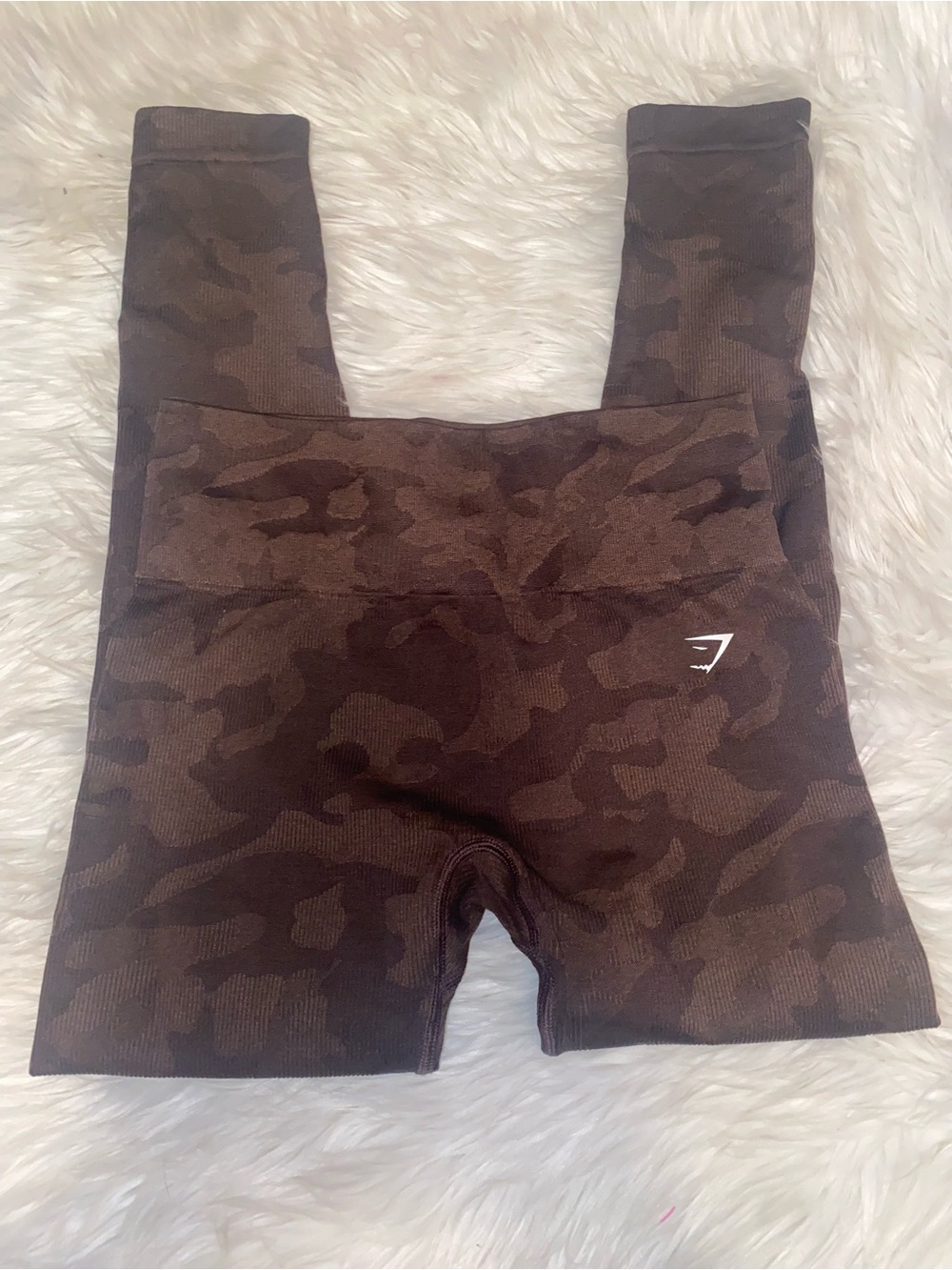 Women’s Gymshark  Adapt Brown Camo Seamless Leggings- Medium